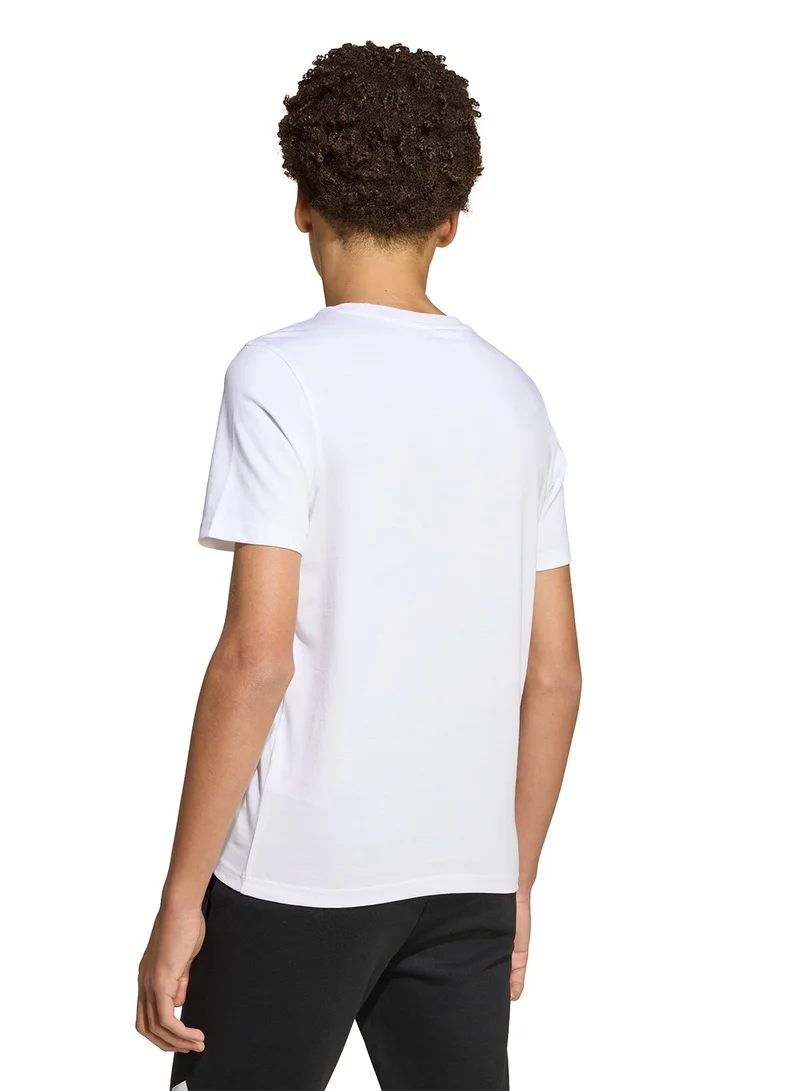 adidas تيشيرت برسومات طعام للشباب
