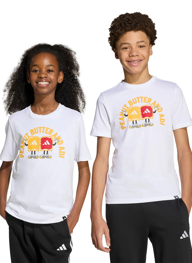 Adidas Youth Food Graphic T-Shirt
