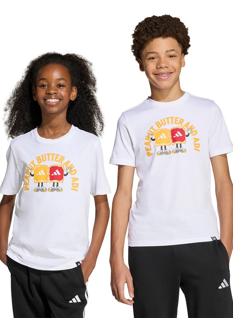 Adidas Youth Food Graphic T-Shirt - Image 5