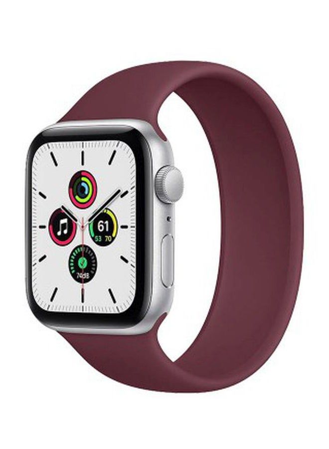 vesus Solo Loop Band For Apple Watch Series 6/SE 40 mm Maroon