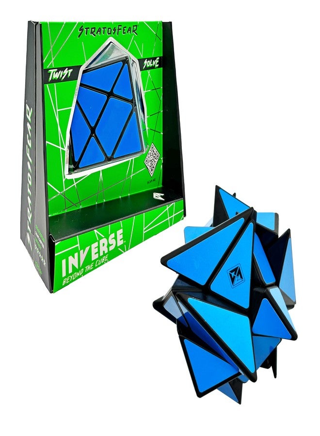 Project Genius | Inverse: Stratosfear Twist & Solve Puzzle - Difficulty Level: Very Hard, Monochromatic Handheld Puzzle, Fun Décor & Gift Idea, Project Genius, Ages 8+ - Image 1