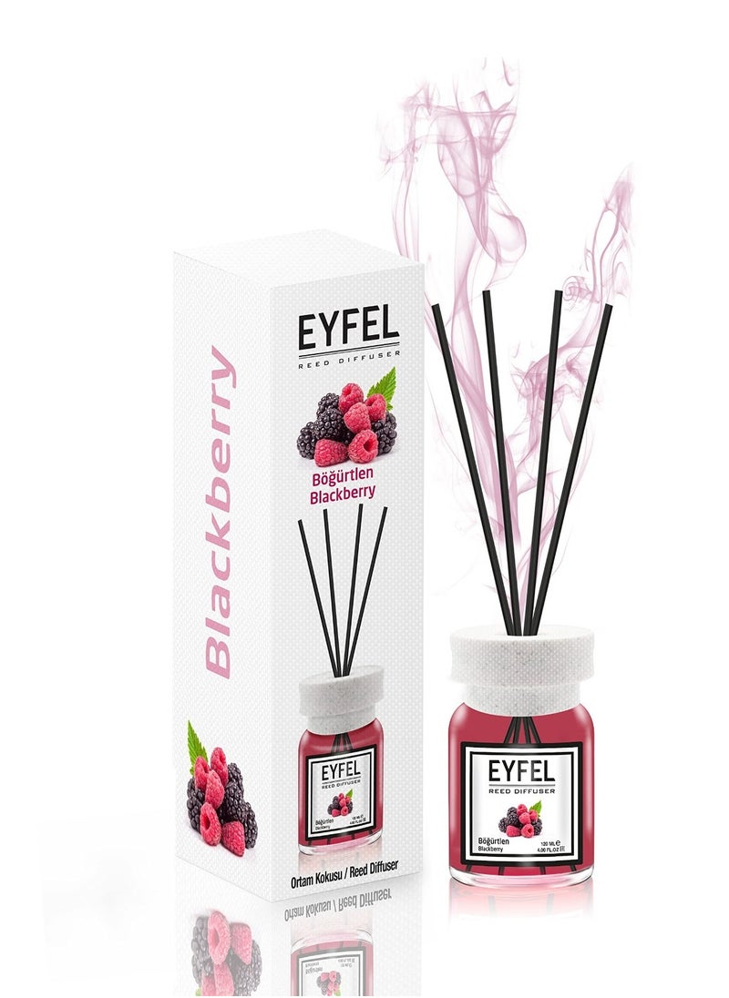 EYFEL - Pack of 4 Reed Diffuser Combo WATERMELON PEACH BLACKBERRY OCEAN 4x120 480ml - Image 1