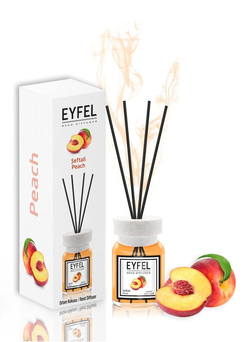 EYFEL - Pack of 4 Reed Diffuser Combo WATERMELON PEACH BLACKBERRY OCEAN 4x120 480ml - Image 1