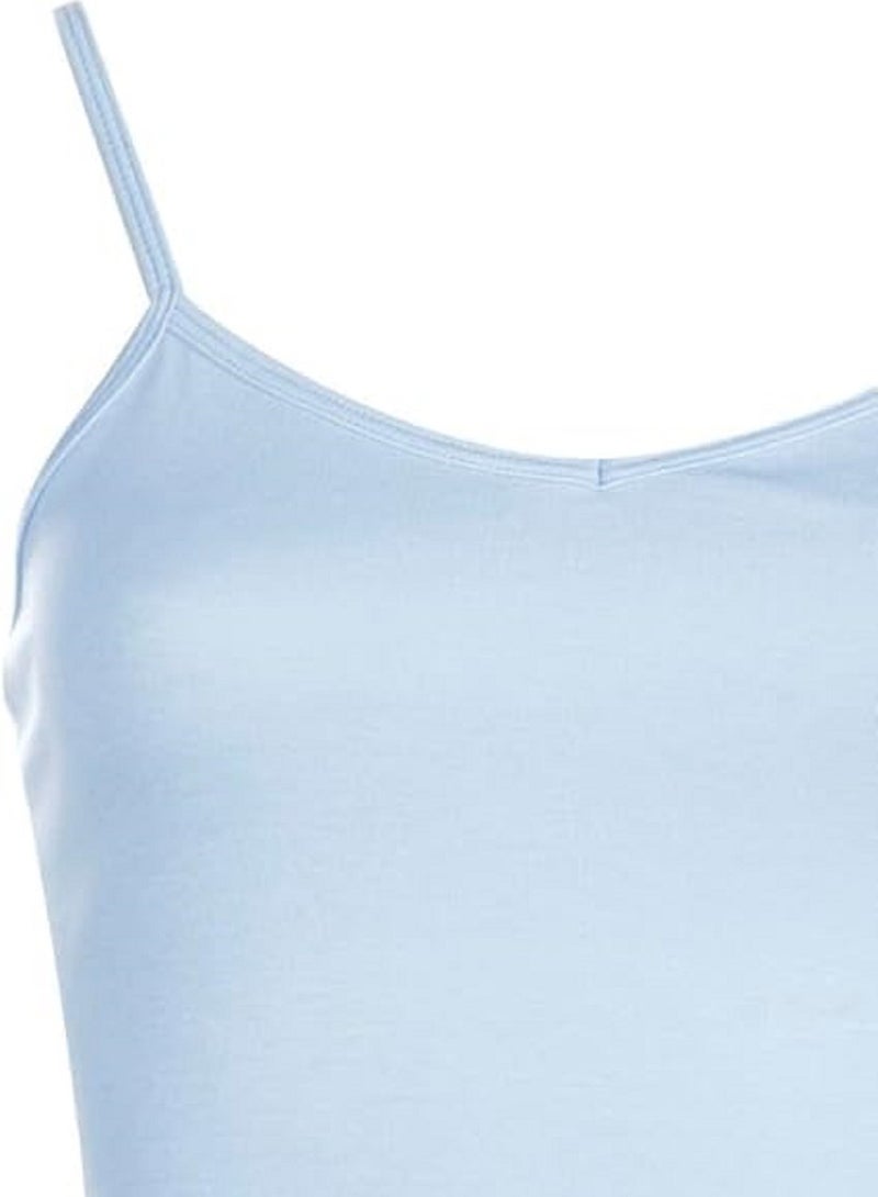 MANIKAN MANIKAN Undershirt For Women Plain Stretch with Thin Straps and Open Neckline  - Image 4