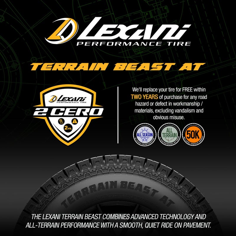 Lexani Terrain Beast AT LT245/75R16 120/116S E - Image 2