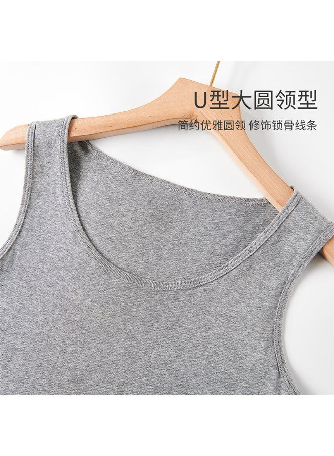 Langsha 100% Pure Cotton Women's Tank Top, Summer Undershirt, Sleeveless Vest, Base Layer,  New Style