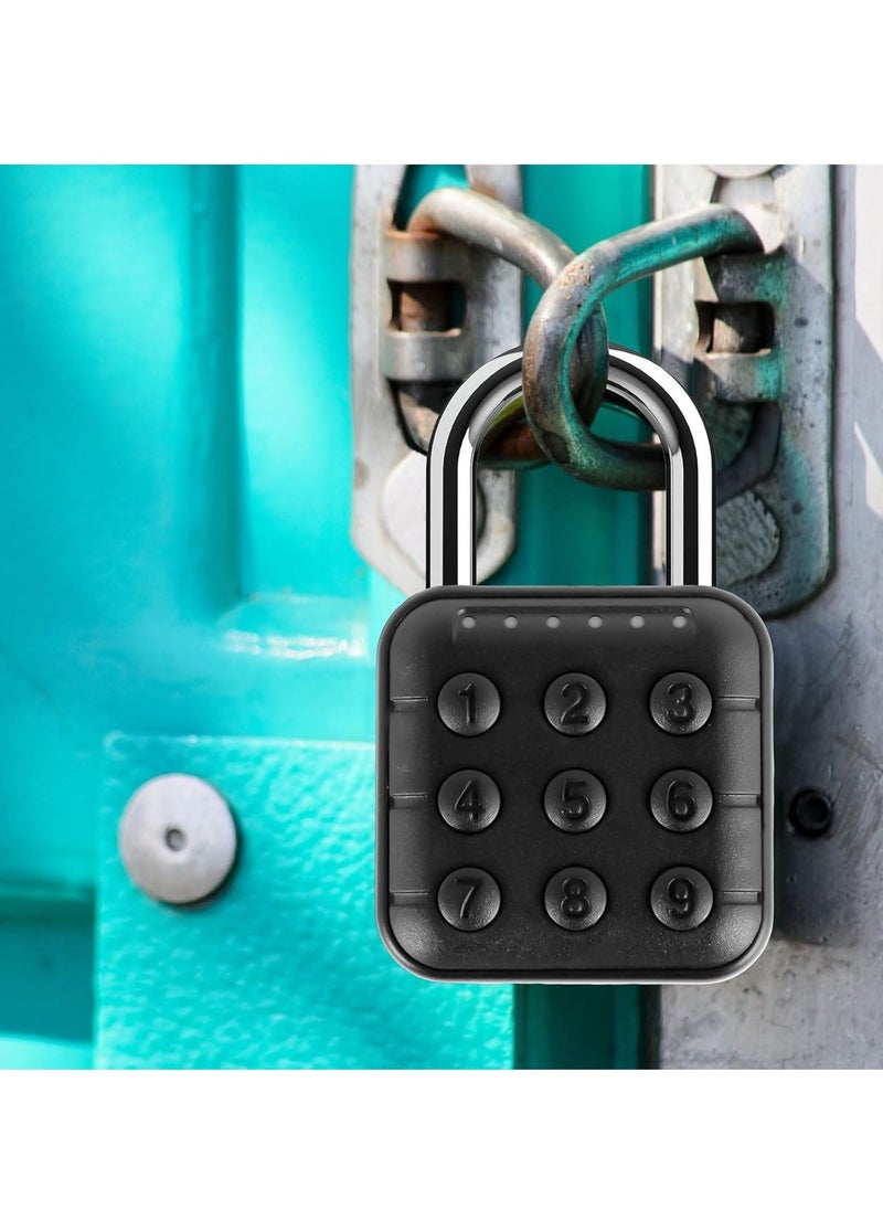 Generic Smart Password Padlock, Anti Rust Waterproof Combination Lock, Portable Durable Digital Luggage Lock, Intelligent Code Lock For Door, Suitcase, Backpack, Bicycle, (Password Version, Not Support App)  - Image 3