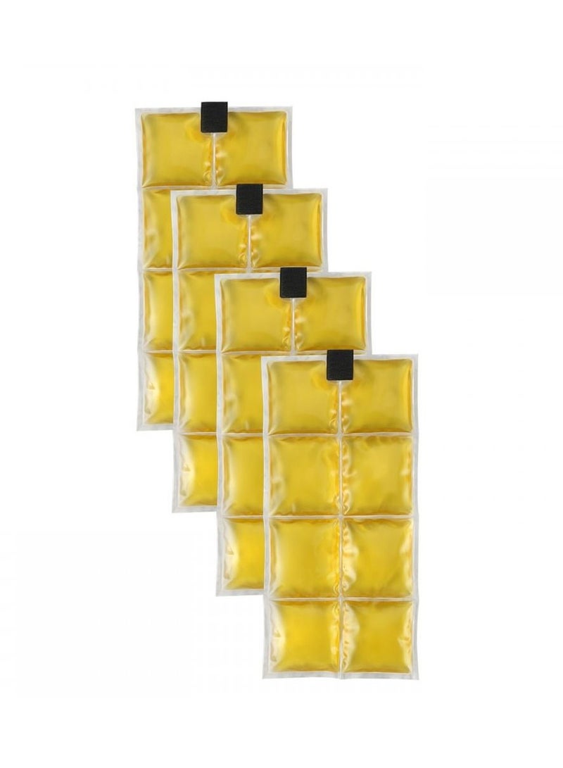 Inuteq Pac - Pcm Inserts - Yellow(21˚C / 70˚F) - 8 Cells - Set Of 4 Units - Image 1