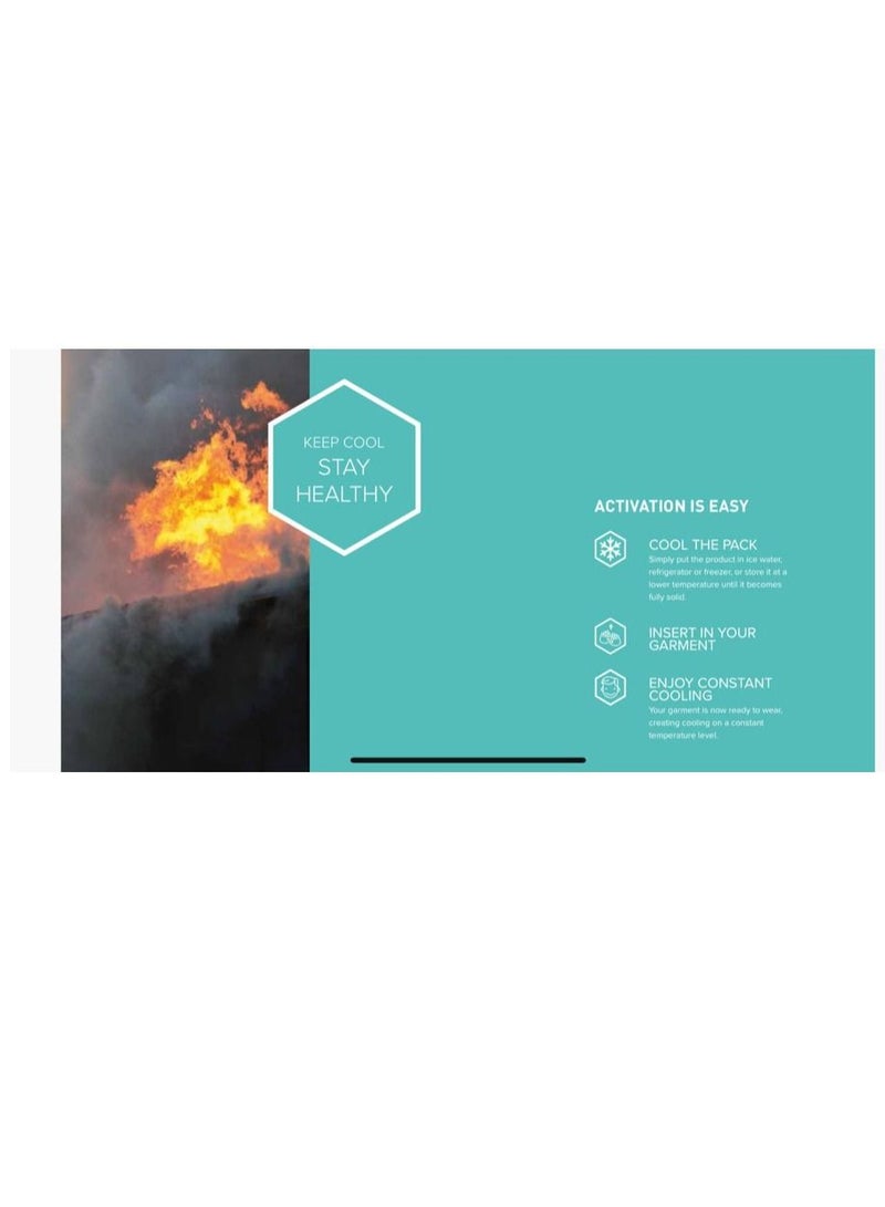 Inuteq Pac - Pcm Inserts - Yellow(21˚C / 70˚F) - 8 Cells - Set Of 4 Units - Image 3