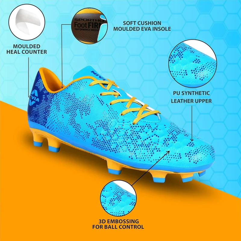 نيفيا Nivia Ditmar 2.0 Football Studs - Yellow
