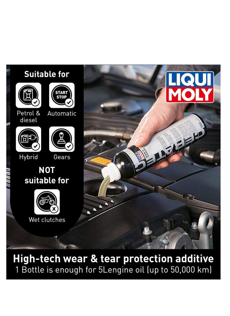 LIQUI MOLY LIQUI MOLY Oil Additive Cera Tec 3721 Ceramic Wear & Tear Protection for Petrol & Diesel Engines Smoother Engine Performance, Less Friction & Lower Fuel Consumption 300 ml  - Image 3