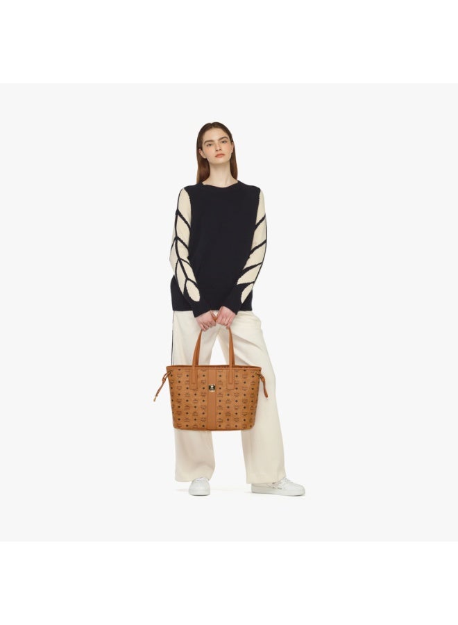 MCM TONI Medium handbag Diagonal tote bag（Brown） - Image 5