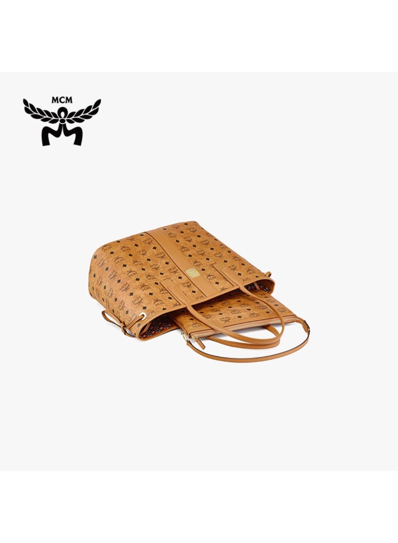 MCM TONI Medium handbag Diagonal tote bag（Brown） - Image 3