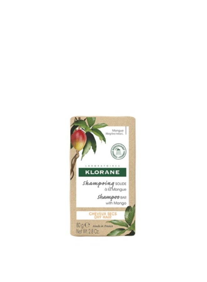 Klorane Mango Butter Solid Shampoo 80gr - Image 1