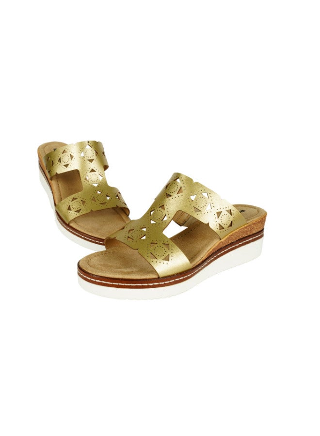 ROMIKA 117-359 Romika Ladies Casual Sandals 91403 Gold - Image 2