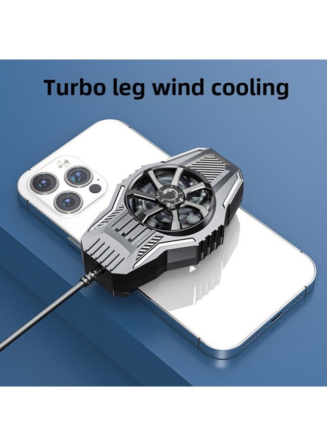 2023 Mobile Phone Radiator Cooling Chicken Artifact Air-cooled Fan Game Back Clip Running Quantity Spot-Color:[LS-01 Plug-in] Model  - Image 1