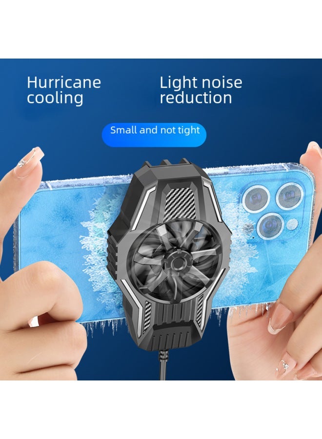 2023 Mobile Phone Radiator Cooling Chicken Artifact Air-cooled Fan Game Back Clip Running Quantity Spot-Color:[LS-01 Plug-in] Model  - Image 5