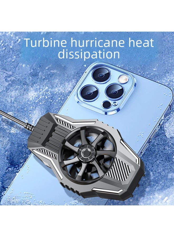 2023 Mobile Phone Radiator Cooling Chicken Artifact Air-cooled Fan Game Back Clip Running Quantity Spot-Color:[LS-01 Plug-in] Model  - Image 3