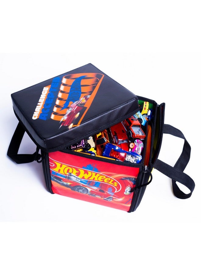 Hot Wheels - Tara Toy: Zipbin Ramp It Up - Unzip To Convert Into A 21"X21" Racetrack Playmat & Car Ramp, Storage & Play, Toy Car Box, Kids Ages 3+ - Image 1