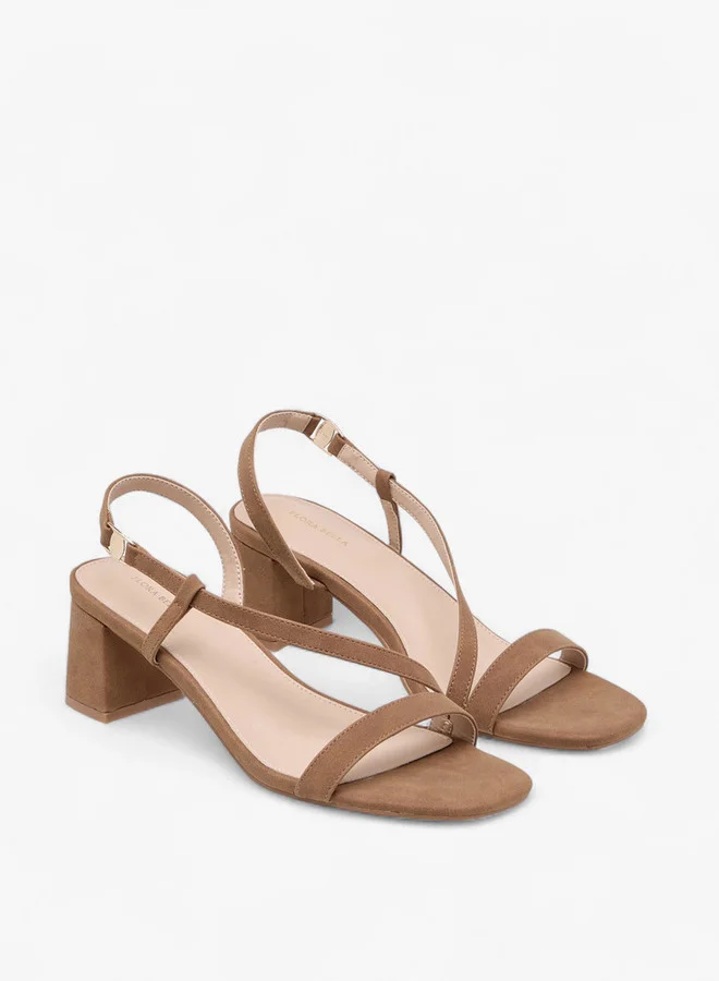 Flora Bella By Shoexpress Women Solid Slingback Sandals with Block Heels