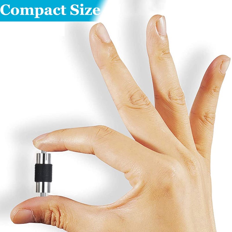 Warmstor 10 Pack RCA Male to Male Coupler Audio Video Adapter Nickel Plated for Phono, Speaker, RCA Cable, Amplifier - Image 5