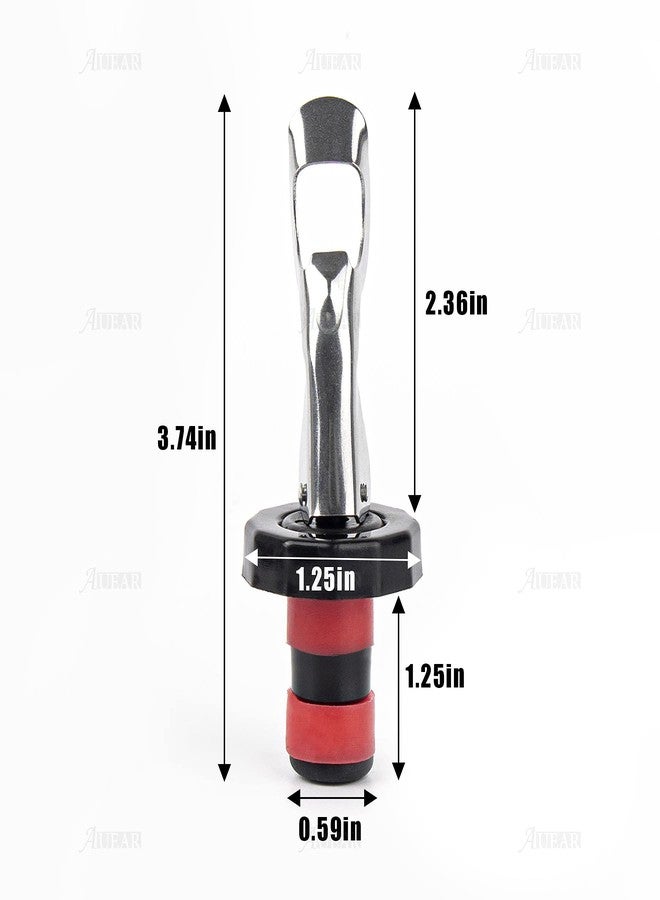 أوير AUEAR، 10 قطع من سدادات زجاجات النبيذ المصنوعة من السيليكون، سدادات آمنة غذائيًا، قابلة لإعادة الاستخدام، سدادات يدوية قابلة للتمدد من الفلين، مناسبة للمشروبات مثل البيرة والويسكي والمشروبات الغازية والمياه، تُحكم إغلاق الزجاجة. - Image 2