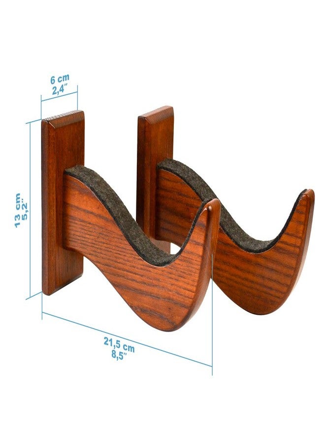 TESLYAR Surfboard Wall Mount - Wooden Surfboard Rack for Wall Storage - Solid Wood Hooks for Surfboard, Snowboard, Paddle Board & Wakeboard - Wave Style - Image 2