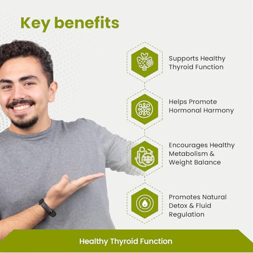 Green Milk TFN 34 Tablets | Ayurvedic Thyroid & Metabolic Wellness Supplement | Supports Thyroid Balance, Hormonal Harmony & Healthy Metabolism | Helps Maintain Energy, Weight Balance & Daily Vitality | Herbal Thyroid Care Formula | 5×30 Tablets - Image 4