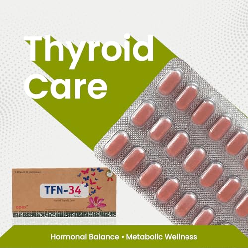 Green Milk TFN 34 Tablets | Ayurvedic Thyroid & Metabolic Wellness Supplement | Supports Thyroid Balance, Hormonal Harmony & Healthy Metabolism | Helps Maintain Energy, Weight Balance & Daily Vitality | Herbal Thyroid Care Formula | 5×30 Tablets - Image 2