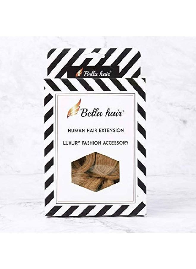 Bella Hair - Messy Bun Scrunchie Human Hair Piece Elastic Chignon Hair Extension For Women Instant Hair Updo (18 Honey Blonde/Ash Blonde) - Image 1