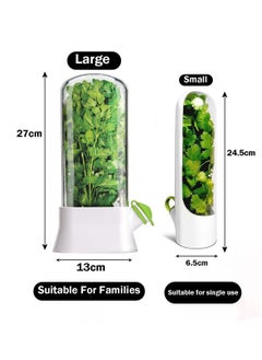 Craftman Herb Keeper,Herb Saver for Refrigerator, Fresh Herb Keeper，Family-sized  - Image 3