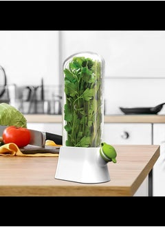 Craftman Herb Keeper,Herb Saver for Refrigerator, Fresh Herb Keeper，Family-sized  - Image 5