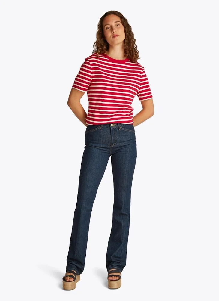TOMMY HILFIGER Striped Crew Neck T-Shirt
