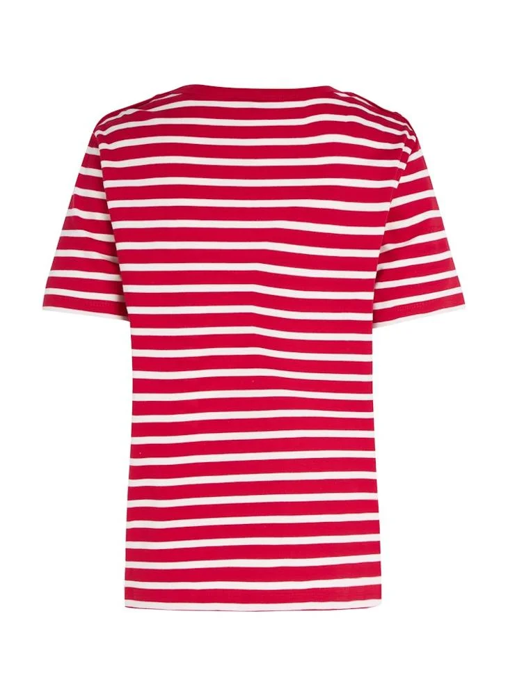 TOMMY HILFIGER Striped Crew Neck T-Shirt
