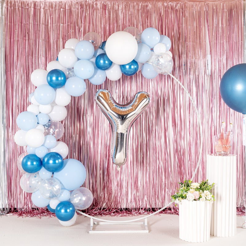Restaurantware-Balloonify 40 Inch Letter Balloon, 1 Large Alphabet Party Balloon - Letter Y, Self-Sealing, Silver Foil Mylar Balloon, Hanging Loop, Decoration For Birthday, Wedding, Or Graduation - Image 4