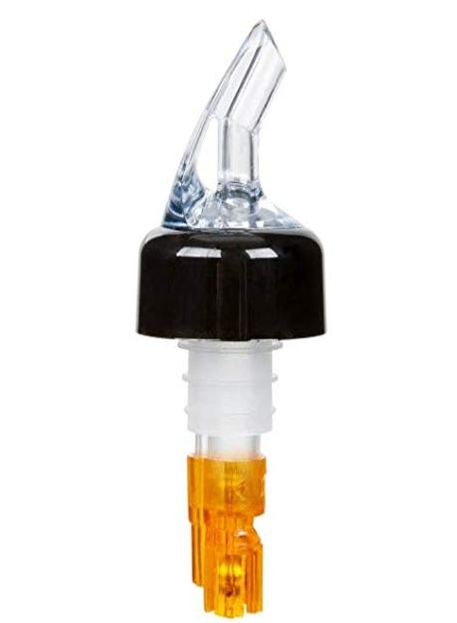AME D'ESSENCE (12-PCS - 1/2 Ounce) Orange Automatic Measure Pourer Drinks Wine Cocktail Dispenser Portion Control Bar Tools Measured Quick Shot Spirit Liquor Pourers Stopper with Collar - Image 1