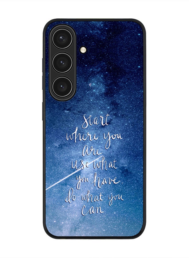 Stylizedd For Samsung Galaxy S25 5G Case,Slim fit Camera Protection, Shockproof Thin Phone cover  - Start, Use, Do - Image 1