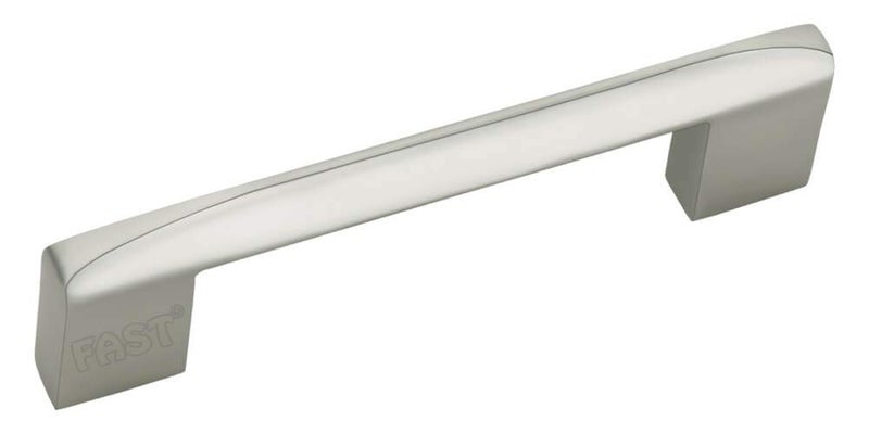 FAST مقبض خزانة من الفولاذ المقاوم للصدأ CP40S بلمسة فضية غير لامعة لباب خزانة الملابس وجميع الأدراج الأخرى 2 قطعة (96 مم 4 بوصة) - Image 2