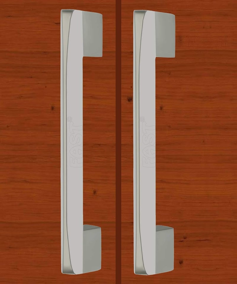 FAST مقبض خزانة من الفولاذ المقاوم للصدأ CP40S بلمسة فضية غير لامعة لباب خزانة الملابس وجميع الأدراج الأخرى 2 قطعة (96 مم 4 بوصة) - Image 3