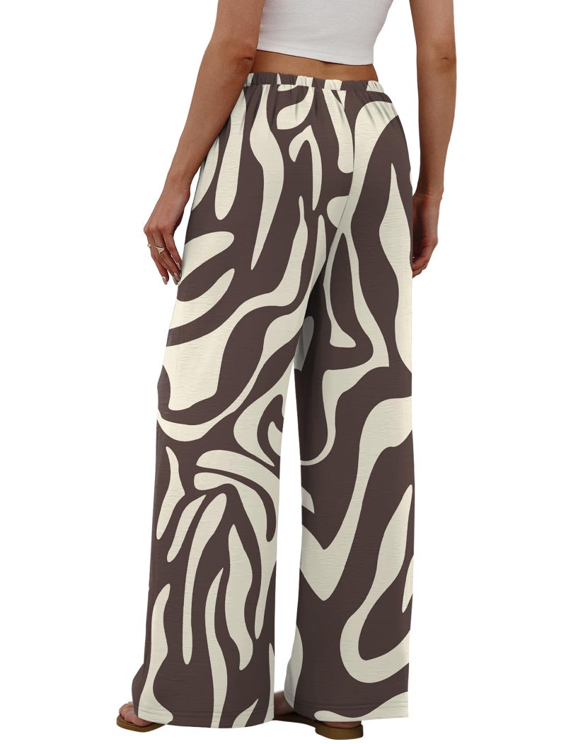 Sampeel Pants for Women Trendy Summer Spring Outfits Beach Vacation Clothes Plus Size Boho Fashion Clothing Western Outfits African Attire Capsule Wardrobe 2026 Pajama L - Image 5