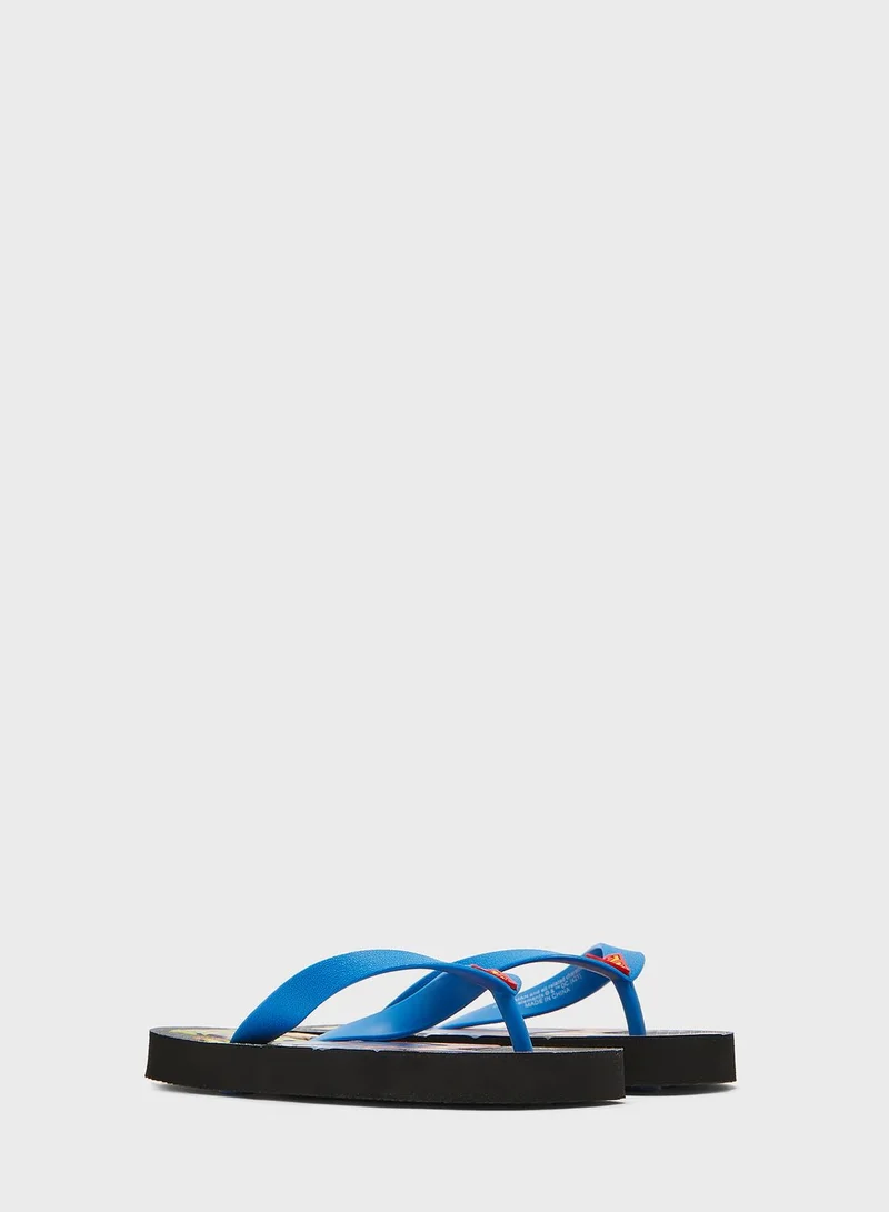 Warner Bros Kids Superman Flip Flop