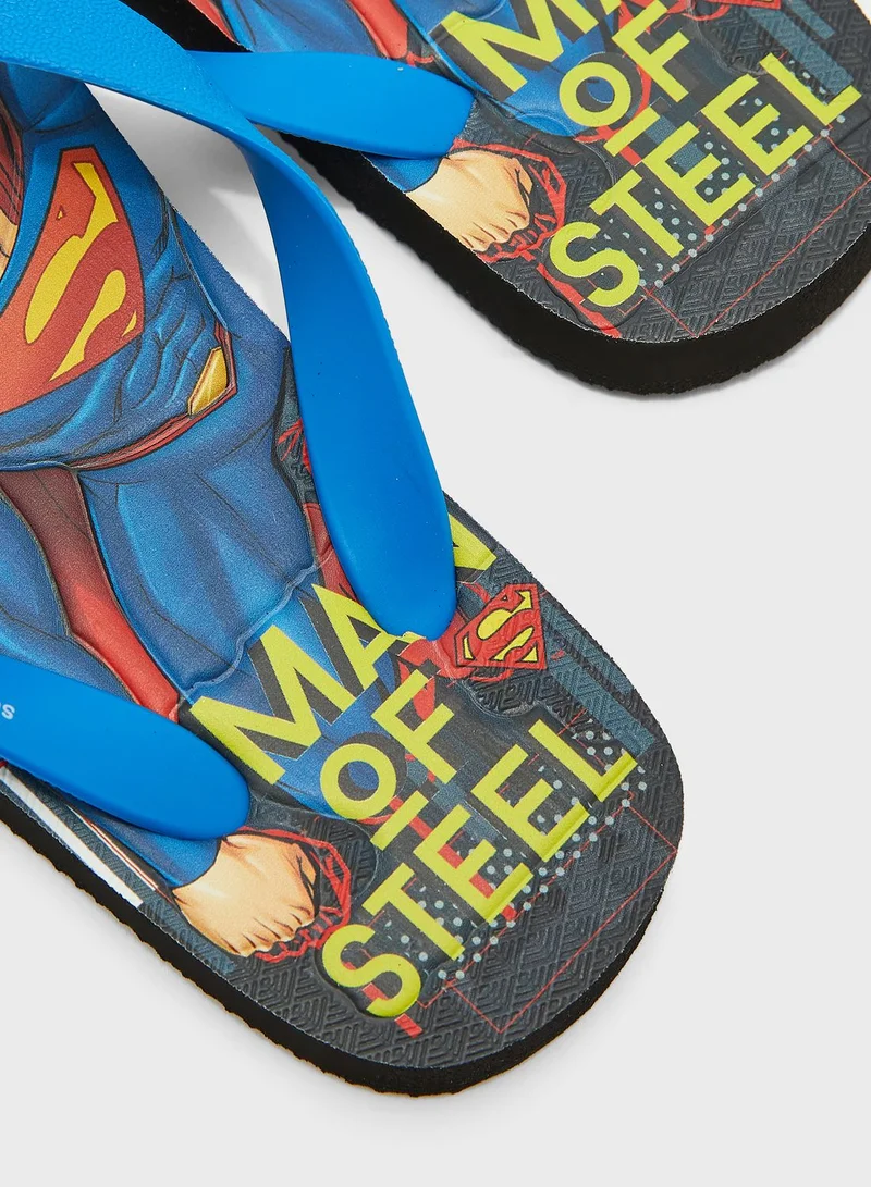 Warner Bros Kids Superman Flip Flop
