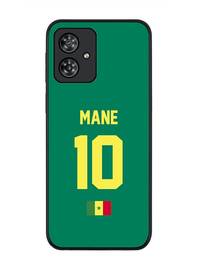 Stylizedd Rugged Black Case for Motorola Moto G54 / Motorola Moto G54 Power / Motorola Moto G64 5G  -Football Team -Senegal,Player Name - Mane - Image 1