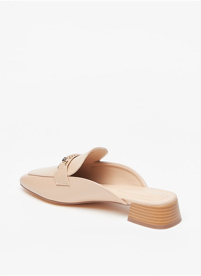 Celeste - Women's Embellished Slip-On Mules - Image 1