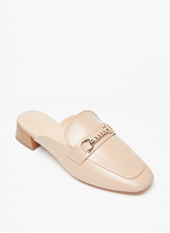 Celeste - Women's Embellished Slip-On Mules - Image 1