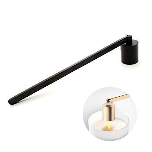AimtoHome Candle Snuffer, Candlesnuffers Wick Snuffer Candle Extinguisher Accessory for Putting Out Extinguish Candle Wicks Flame Safely, Black - Image 1
