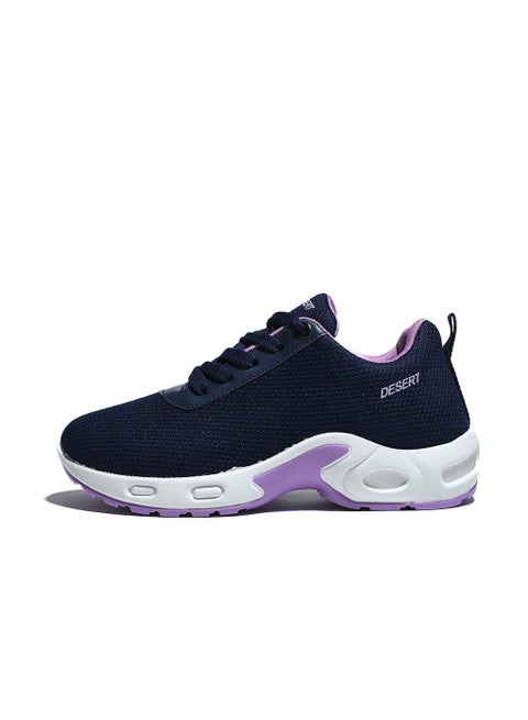 Sportive Canvas Lace-up Sneakers For Kids