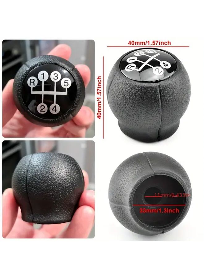 Gear Shift Knob Boot and Handbrake Boot Set Anti Slip Parking Brake Cover - Image 3