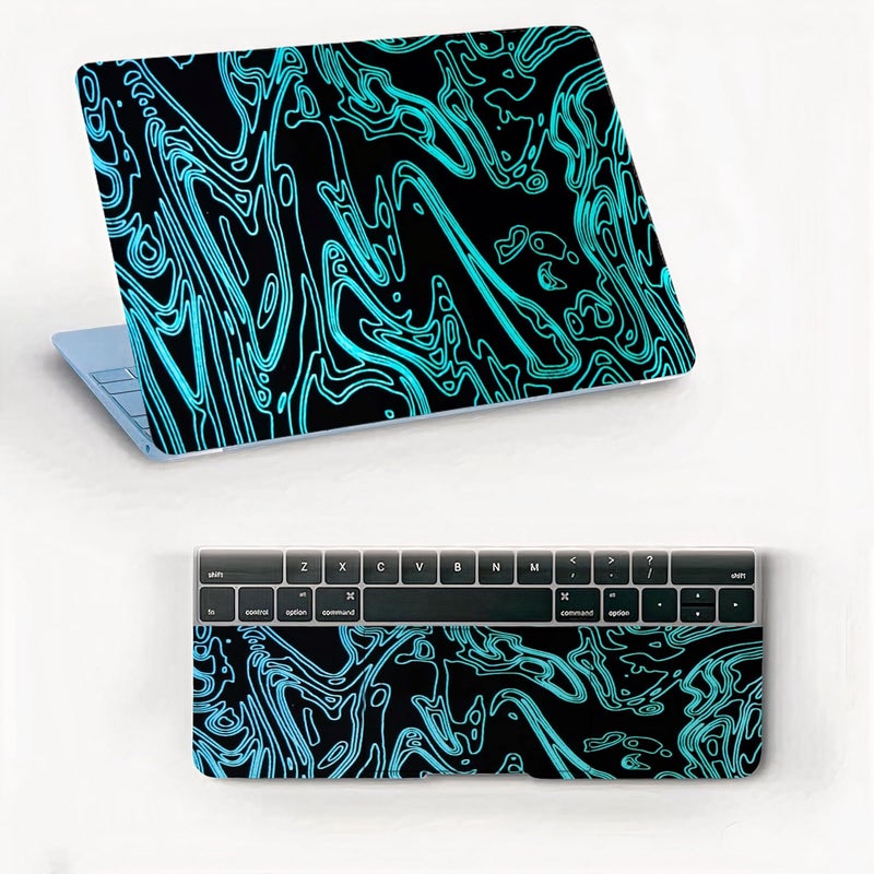 AtOdds Laptop Skin Sticker | Compatible for 16 inch Laptop - Notebook - MacBook | Bubble Free Application | Scratchproof Matte Finish | Full Body Coverage (Design-102) - Image 1