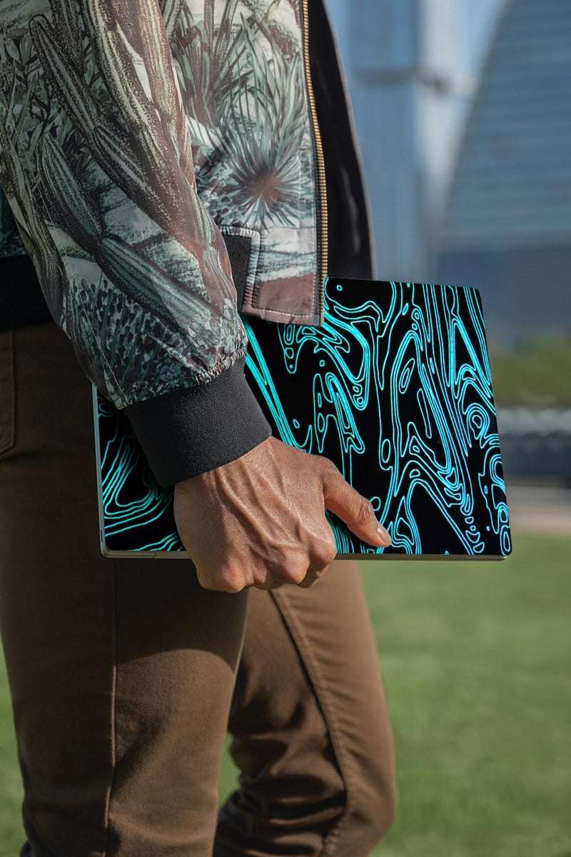 AtOdds Laptop Skin Sticker | Compatible for 16 inch Laptop - Notebook - MacBook | Bubble Free Application | Scratchproof Matte Finish | Full Body Coverage (Design-102) - Image 2